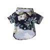 Estilo havaiano Roupa de animal de estimação Pet Dog Beach Camisas Colete Pequeno Grande Cão Chihuahua T-shirt Floral