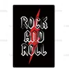 2022 Classica Rock N Roll Metal Painting Tin Sign Graint Plaque Знаки настенные Декор для Бар Бар Бар Пабы Вентиляторы Club Человек Пещера Концертный Плакат Размер 30x20cm