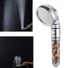 Bathroom Nozzle Shower Head Bathroom Accessories 3 modes Adjustable Jetting Water Saving Rainfall ABS Chrome Shower Head 210724