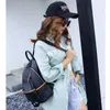 Women Silver Color Hardware 100% Soft Natural Italian Genuine Cow Leather Shoulder Backpack