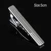 Tie Clips for Groom Simple Style Stripe Metal Tone Bar Clasp Practical Necktie Accessories Clasp Pin Mens Gift