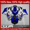 Motorcykelkropp för SUZUKI GSX R1000 GSXR 1000 CC 1000CC 2007-2008 Kroppsarbeten 48no.0 GSX-R1000 GSXR1000 K7 07 08 GSXR-1000 GSXR1000CC 2007 2008 OEM Fairing Factory Blue