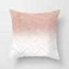 Kussen/decoratieve kussensbrief werpkoffer roze roze geometrische kussendeksels voor huisbank stoel decoratieve kussenslopen