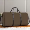 Moda de luxo para homens e mulheres, bolsas de viagem de alta qualidade, malas de grife, bolsas de couro genuíno com trava, bolsa esportiva de grande capacidade 45 50 55 cm