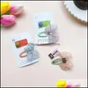 Hair Aessories Baby, Kids & Maternity Clips For Baby Girls 2021 Woman Candy Color Floral Bow Mesh Opaski Dla Dziewczynek Drop Delivery Fzqi4