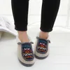 2021 Plush Slippers Winter Warm Sun Flower Knitted Home Slippers Soft Bottom Cotton Women Slippers Shoes Indoor Shoes Woman K722