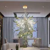 Led Chandeliers Lamps 110V-260V W80*H100CM Chandelier Lighting for Dining Room Living Room Bedroom Chain Pendant Design