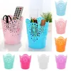 Multifunctional Flower Plant Pot Makeup Brush Storage Boxes Pen Pencil Pot Holder Container Office Desk Storage Organizer