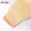 Nowy produkt Human Hair Clip in Extensions Skin Weft Bez szwu Niewidzialna taśma Remy Hair Extensions 100g Natural Black Blonde 18 20 22 24