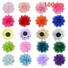 50/100pcs Dog Collar Flowers Pet Bow Tie Charm Collars Puppy Dog Charms Flower Slides Attachment Decoration Grooming Accessories