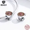 Cup Beads BISAER 925 Sterling Silver Coffee Cups Cafe Beads Charms fit for Charm Bracelets Silver 925 Jewelry ECC1286 Q02253068