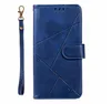 Étuis portefeuille en cuir géométrique pour Galaxy Note 10 S10 M20 A10S A20S A20E A80 A70 A50 A40 A10 A20 Triangle Hybrid Holder ID Card Slot Cover