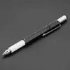 Pen Multifunctional tool slotted cross screwdriver level scale capacitance six in one metal ball