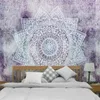 Mandala Tapestry Muur Opknoping Carpet Home Decor voor Woonkamer Slaapkamer Strand Handdoek Muur Tapijten Multifunctionele Stofdeksel 210609