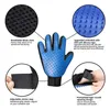 Pet Grooming Handschoen Hond Kat Siliconen Borstel Kam Schuur Haar Verwijderen Deshedding Handschoen Hond Kat Dier Bad Reinigingshandschoen Massage Tool YL0244