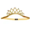 Baby Crown Beadbands Princess Tiara Pearl Star -Jetbled Birthday Wear Girls Kids Parkle Hairbands Rhinestone Luxury Headw5041687