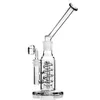 12.5 pouces Freezable Bong Hookahs Recycler Dab Rigs Bongs En Verre Conduites D'eau Bongs D'eau En Verre Épais Avec Bol De 14mm