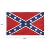 Confederate Rebel Civil War National Polyester Printed Flag 5X3FT 75D