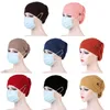 Beanie/crânio Caps Mulheres algodão respirar hijabs femininos Turbano elástico Cabeça Capace Ladies Acessórios de cabelo Muslim Sconhas Scot2