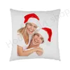 Sublimation Blanks Pillow Case 40 * 40cm Mjukt termisk överföring Pillowcover Värme Tryckkudde DIY Vit kuddar Partihandel A02