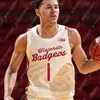 Thr NCAA Wisconsin Badgers Maglia da basket Tyler Wahl Chucky Hepburn Steven Crowl 2 Davis Connor Essegian Max Klesmit Markus Ilver Ross Candelino Carter Gilmore