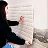 Stickers muraux Taille spéciale 3D Papier peint auto-adhésif étanche Modèle de briques étanche TV Contexte Autocollant Rénovation
