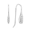 Boucles d'oreilles en argent sterling avec fil d'oreille pendantes crochets français avec zircon 5 paires