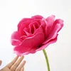 Giant Artificial Flower Fake Large Foam Rose with Stems for Wedding Background Decor Window Display Stage Valentine's Day 210706