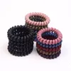 Women Frosted Coil Hair Ties Accessories Large Hairbands Elastic Rope Rubber Ring Ponytail Holder For Girls Thick Headwear M3661