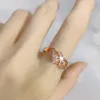 Ring For Women Simple Style Wave Shape Austrian Crystals Rose Gold Color & Silver Color Fashion Jewelry ZYR334 ZYR226