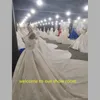 Querida renda sereia vestidos de casamento 2022 com trem destacável vestidos de noiva de cristal 328 328