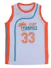 Мужские баскетбольные майки Flint Tropics Movie Edition #33 Jackie MOON Embroidered 11 ED Monix 7 Coffee Black 69 Downtown