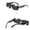 Sunglasses 2023 Cross Border Web Celebrity Hip-hop Personality Glasses Notch Do Whimsical Wholesale