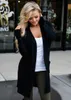 Cardigan Women Long Sleeve Female Elegant Pocket Knitted Outerwear Sweater High Quality 210914