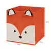 Cube Cute Cartoon Animal Pattern Caja de almacenamiento para juguetes Organizador Contenedores plegables Caja de juguetes de peluche para niños Cesta de almacenamiento para niños 210315