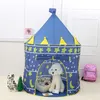 Kids Toy Tents Party Favor Children Folding Princess Prince Castle Play House Tent ZZA3326