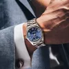 Armbandsur Cadisen 2021 Gold Mäns Klockor Män Automatisk Mekanisk Vattentät Miyota 8285 Rörelse Klocka För Reloj Hombre