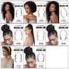 TS001 26 style baby hair tattoo sticker Waterproof women Hairline Temporary transfer Stickers Natural Curly Makeup ED001-026