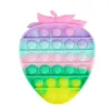 Macaron Push Bubble Fidget Speelgoed Kinderen Volwassenen Siliconen Mental Rekenkundige Educatief Decompression Speelgoed Geschenken