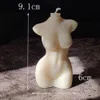 Creative Art Body Candle Mold Cute Female Figure Arts Candles 7 5 10 5cm Aromaterapi Kroppsformat ljus; DIY Heminredning2796