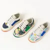 Newest Kids Shoes Children Toddler Sneakers Fashion Flower Printed High Quality Outdoor Sport Running Walking Shoe Boys Girls Non-Slip Casual Sneaker