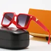Brand V Designer Sunglass Sunblass Metal Hinge Hinge Sunglasses Hommes verres femmes Verre Soleil UV400 Lens Unisexe avec étuis et boîte