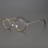 Mode lunettes de soleil cadres Vintage lunettes cadre hommes rétro rond titane optique lunettes myopie lecture femmes Prescription ordinateur Eyewe