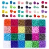 Other 2/3/4mm Seed Beads 4000-24000Pcs 24 Colors Mimi Glass For DIY Necklace Earrings Bracelet Jewelry Ornaments Accessories