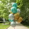 2020 Nouveau 5 pouces Brillant Métal Perle Latex Ballons Épais Chrome Métallique Couleurs Gonflable Air Balls Globos Anniversaire / Fête décor 216 V2