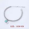 Mode t Bijoux Femmes Inoxydable Perlé Bracelet Forever Love Émail Rose Bleu Coeur Charmes Pulsera Bracelets H1115