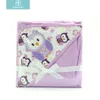 Happy Flute 78 * 78 cm 1 pcs bébé enfants serviette de bain à capuche / dessin animé bébé peignoir / bain essentiel / couverture pour bébé Y200429