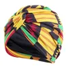 Beanieskull Caps Trendy Print Night Hair Style Care Faux Silk Foder Sleep Bonnet Hat Chemoterapy Turban5576157