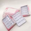 FDshine 3pirs 5pairs Eyelash Book Empty Magnetic Soft Paper Lashes Box with Lash Tray3094130