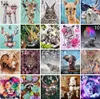 5d Diamond Painting Kits Animal débutant Full Drill Art, peinture par numéros dessin pour décoration de maison Gem Art 12x8 pouces xb